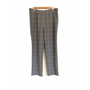 Gretchen Scott Black & White Plaid Pull-On Pants – Size Large